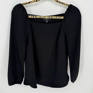 J. Crew Women's Square-neck long-sleeve top in 365